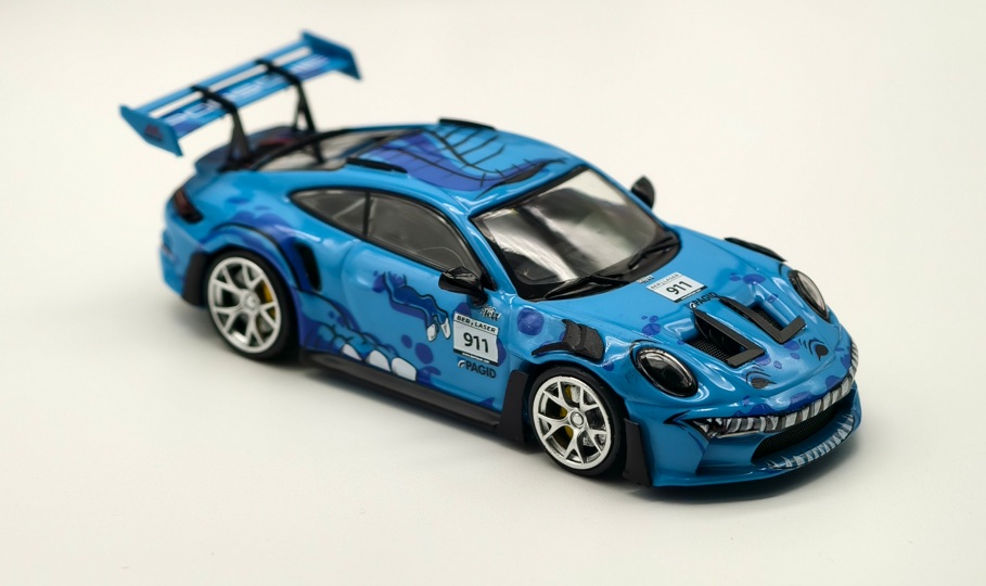 Porsche 911 GT3 RS Shark Mouth Blue